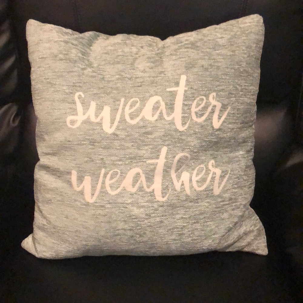 Fall Harvest and Sweater weather pillows